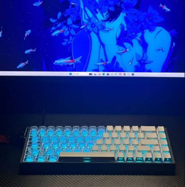 Double-sided engraved transparent keycaps - Image 2