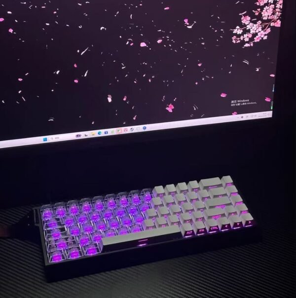 Double-sided engraved transparent keycaps - Image 3